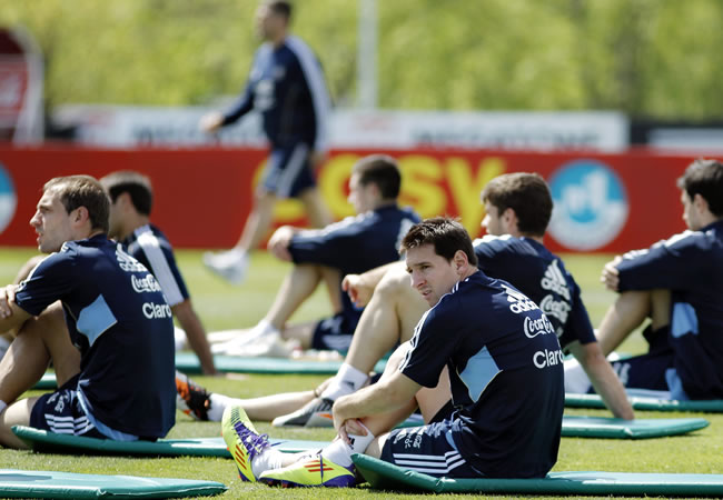 Argentina ya busca un centro de entrenamiento en Brasil para el Mundial. Foto: EFE