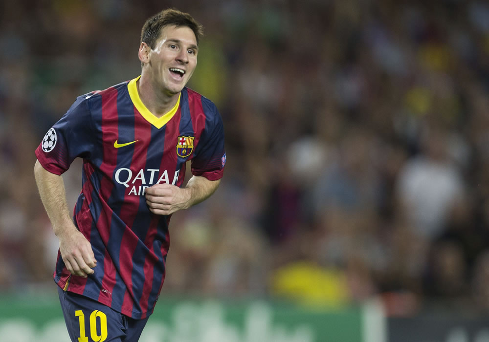 Messi cumplirá en Vallecas su partido de liga 250 como barcelonista. Foto: EFE