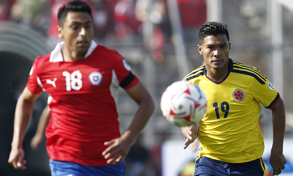 Colombia recibirá a Chile en partido definitorio para clasificar al Mundial 2014. Foto: EFE