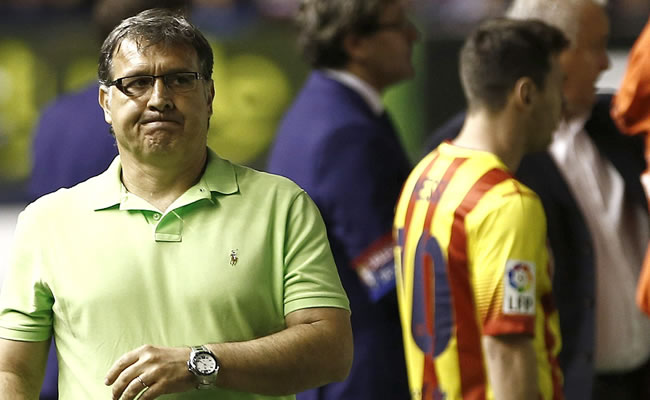 El entrenador argentino de Barcelona Gerardo 'tata' Martino. Foto: EFE
