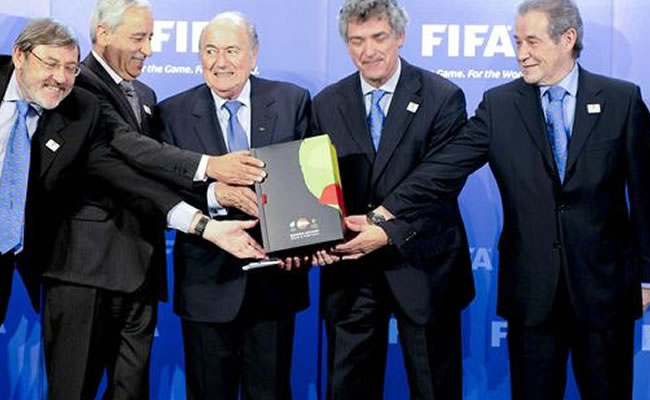 La Federación lusa censura a Blatter: Faltó el respeto a Portugal. Foto: EFE