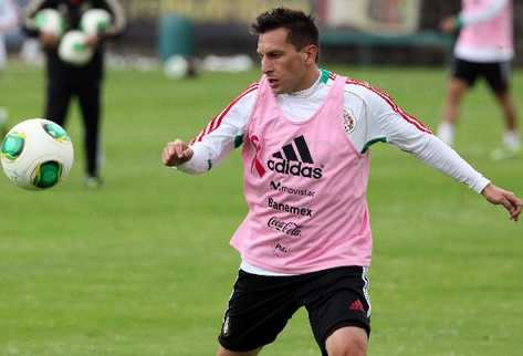 El argentino Christian Giménez, jugador de México. Foto: EFE