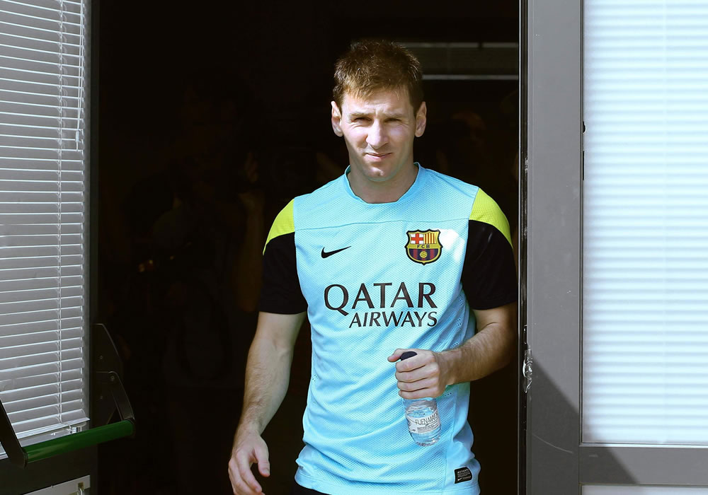 En Argentina seguirán el plan de recuperación de Messi diseñado por el Barça. Foto: EFE