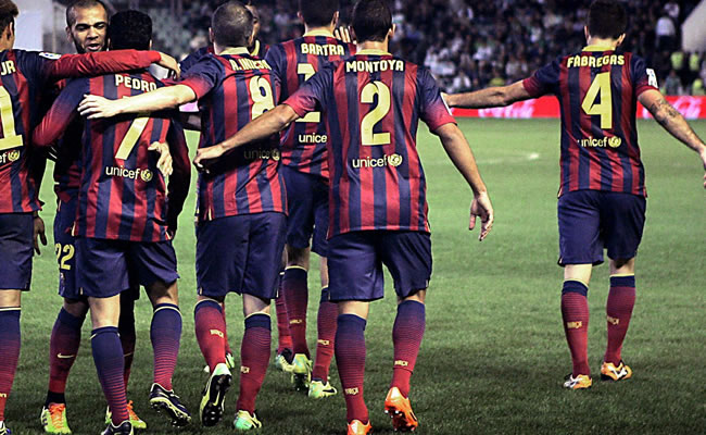 El Barça, sin Neymar e Iniesta pero con Messi en forma, quiere seguir líder. Foto: EFE