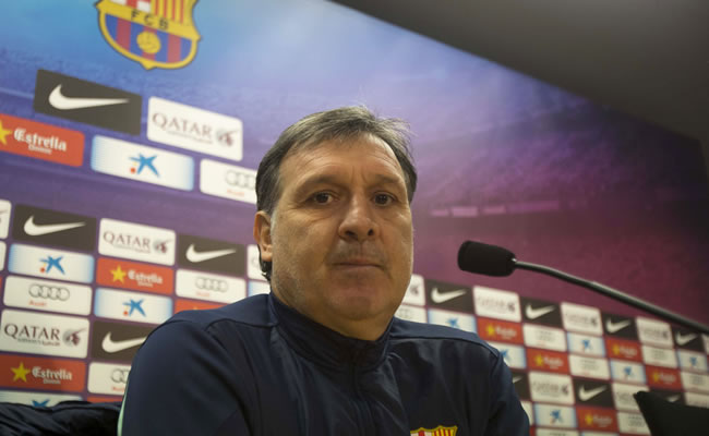 El entrenador del F.C. Barcelona, el argentino Gerardo "Tata" Martino. Foto: EFE