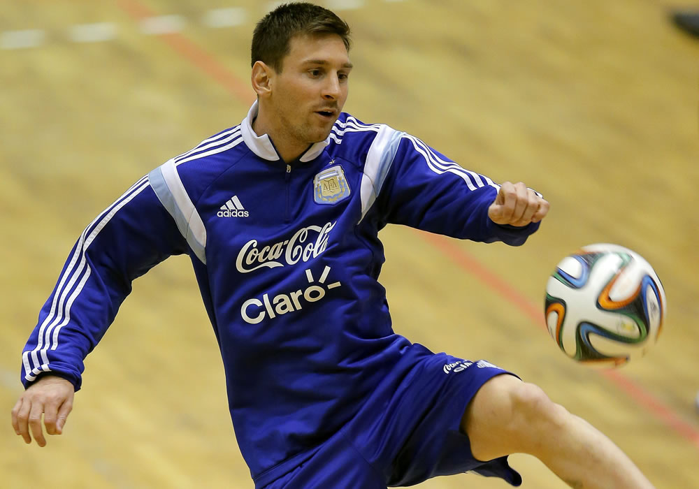 Lionel Messi con la selección de Argentina. Foto: EFE