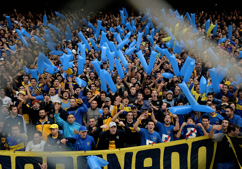 Boca Juniors vivió un festejo de sus 109 años de vida sumergido en una crisis. Foto: EFE