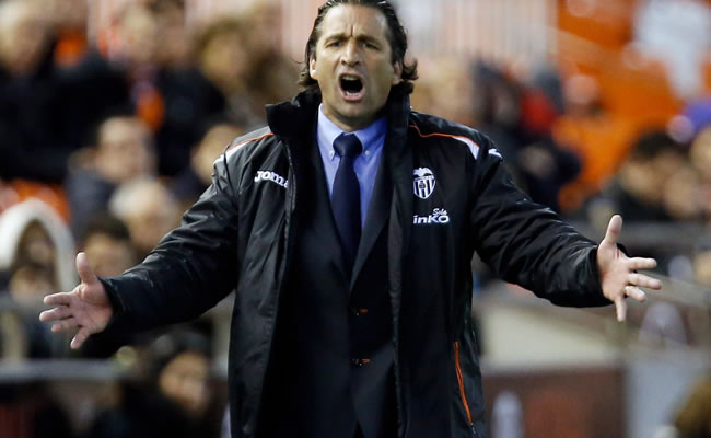 El entrenador del Valencia el argentino Juan Antonio Pizzi. Foto: EFE