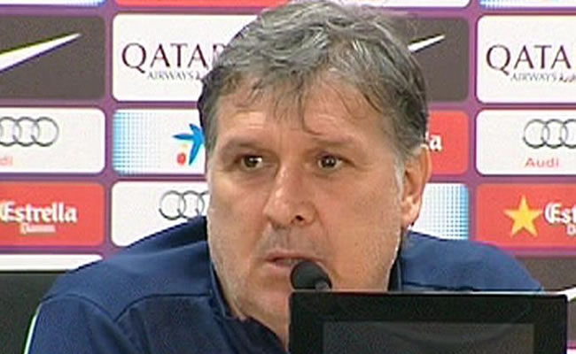 El entrenador del Barcelona, el argentino Gerardo 'Tata' Martino. Foto: EFE