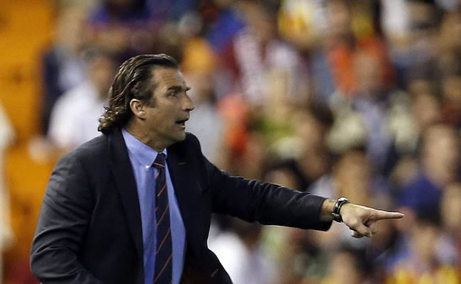 El entrenador del Valencia, Juan Antonio Pizzi. Foto: EFE