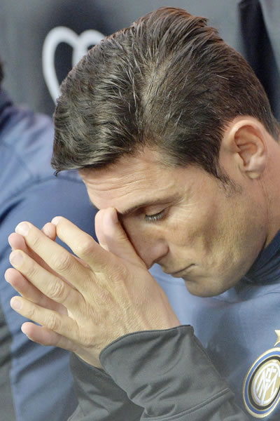 Javier Zanetti asegura que deja el fútbol al finalizar temporada en Italia. Foto: EFE