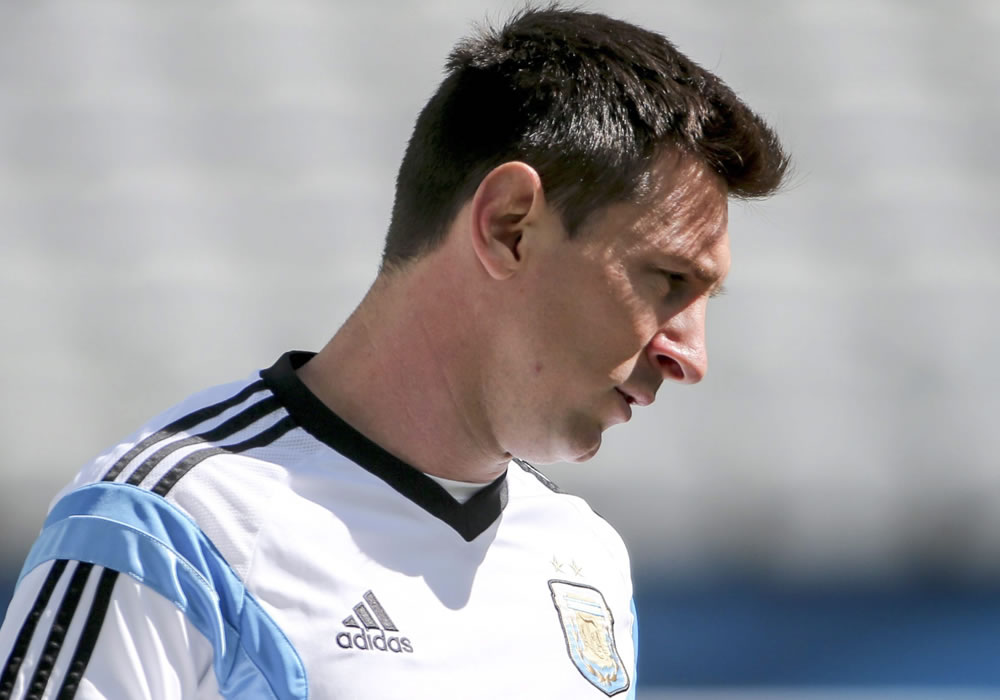 El delantero argentino Loe Messi con la Selección Argentina. Foto: EFE