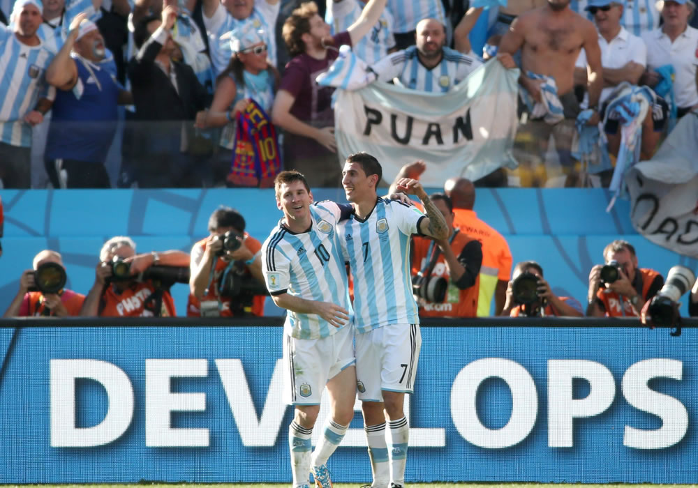 Di María y Messi acaban con el suplicio suizo y Argentina pasa a cuartos de la Copa Mundo. Foto: EFE