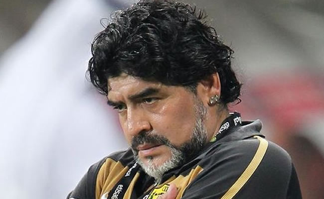 Maradona siente amargura porque Argentina no arranca y Messi está "muy solo". Foto: EFE