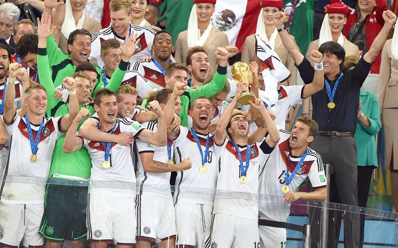 Así se vivió la final entre Alemania y Argentina en imágenes. Foto: EFE