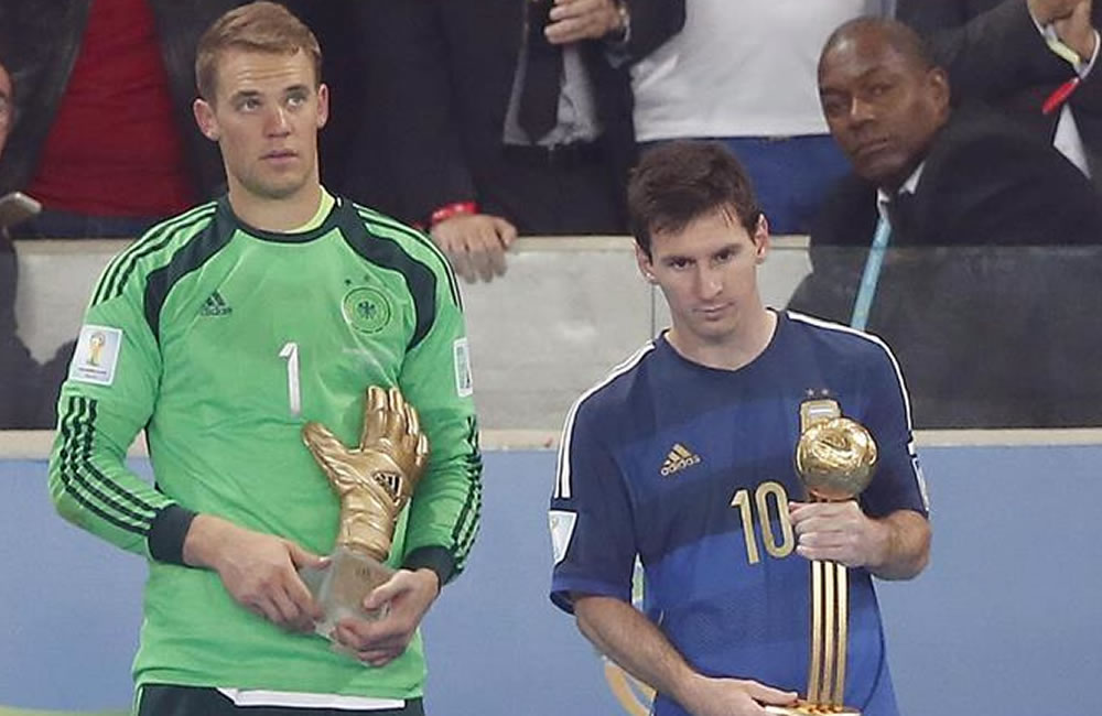 Messi gana el Balón de Oro al mejor jugador del Mundial. Foto: EFE