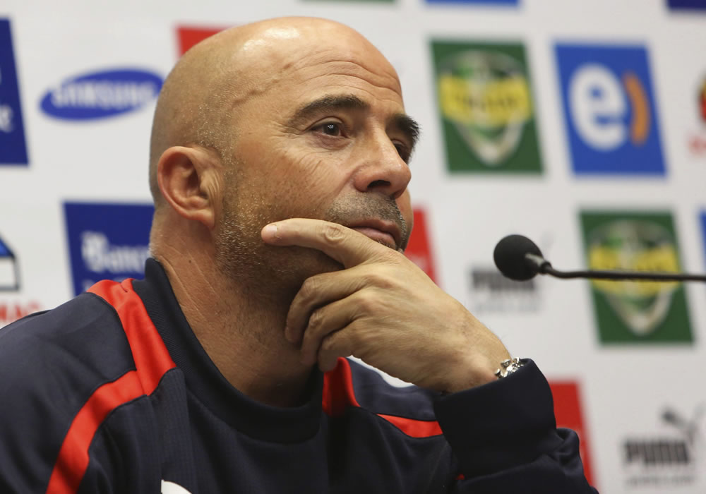 Sampaoli descarta que Chile esté obligado a ganar la Copa América 2015. Foto: EFE