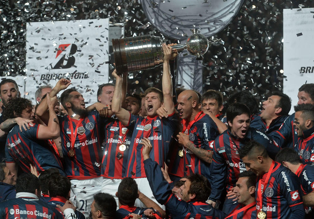 San Lorenzo se coronó campeón de la Copa Libertadores. Foto: EFE