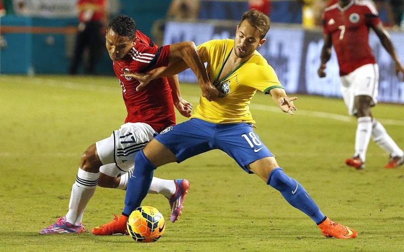Colombia perdió 1-0 con Brasil, elenco que anotó con Neymar en el minuto 83. Foto: EFE