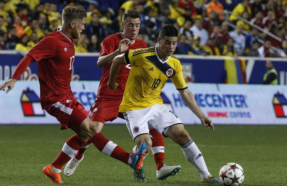 Colombia y Estados Unidos prueban nuevos jugadores en amistoso de Londres. Foto: EFE