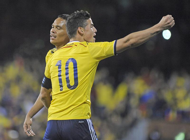 Con goles de Bacca y Teófilo Colombia derrotó en el Craven Cottage de Fulham (1-2) a Estados Unidos. Foto: EFE
