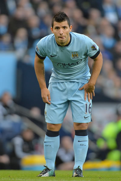 Sergio Agüero, mejor jugador del mes en la Premier League. Foto: EFE