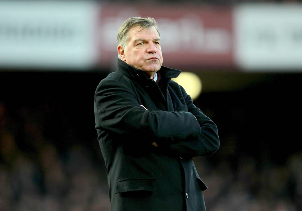 Westham manager Sam Allardyce in a Premier League game Westham United v Arsenal at the Upton Park Ground in London. Foto: EFE