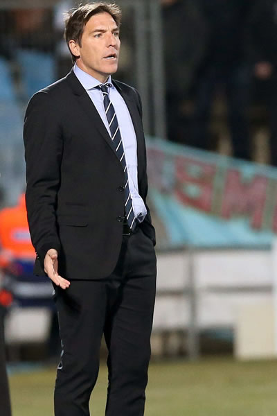 El entrenador del Celta de Vigo, el argentino Eduardo Berizzo ante el Getafe. Foto: EFE