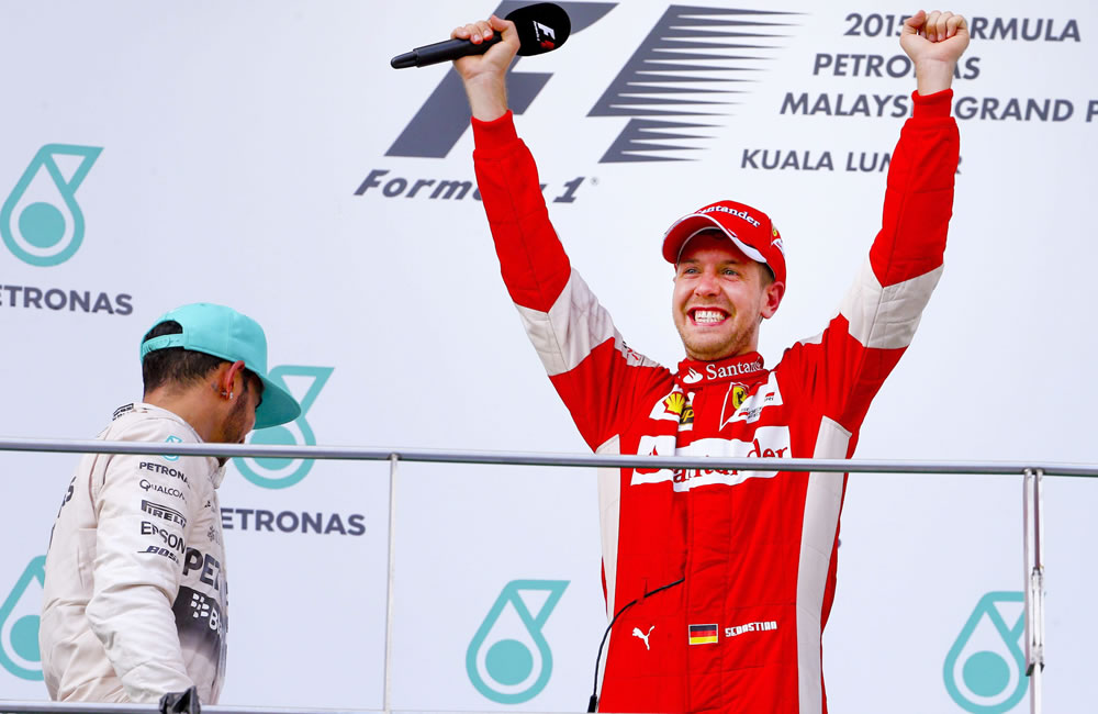 El piloto alemán Sebastián Vettel. Foto: EFE