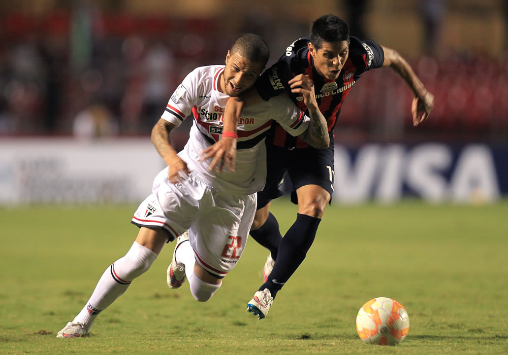 San Lorenzo recibe a Sao Paulo en un duelo decisivo por la clasificación del grupo 2 de la Libertadores. Foto: EFE