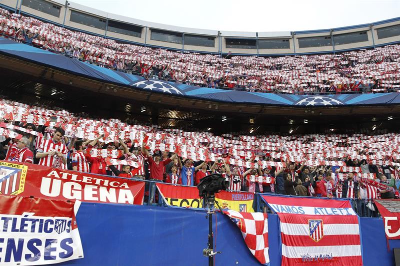 Atlético de Madrid vs Real Madrid. Liga de Campeones. Foto: EFE