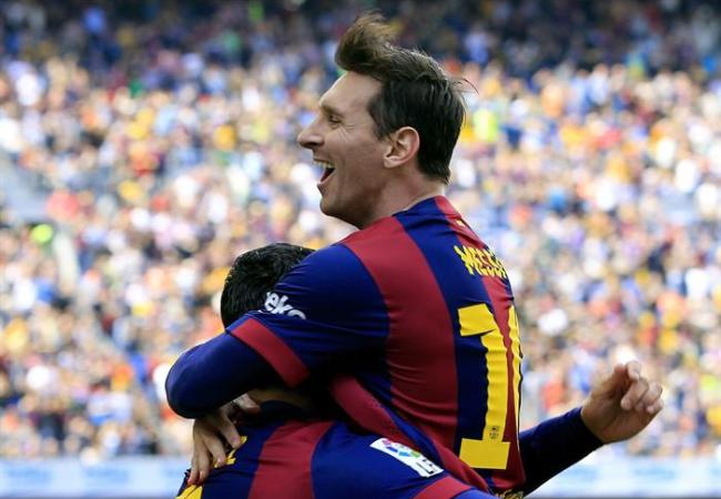 Lionel Messi lleva 400 gritos vestido de ‘culé’. Foto: EFE