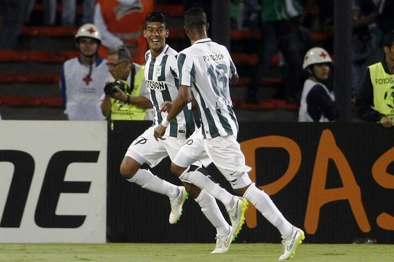 Nacional ganó 4-0 con un gol de Yulián Mejía, dos de Luis C. Ruiz y uno más de J. Copete. Foto: EFE