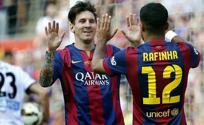 Lionel Messi cerró la liga española con 45 anotaciones. Foto: EFE