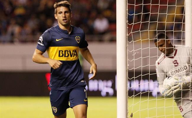 Boca Juniors ganó gracias a un tanto de Jonathan Calleri. Foto: EFE