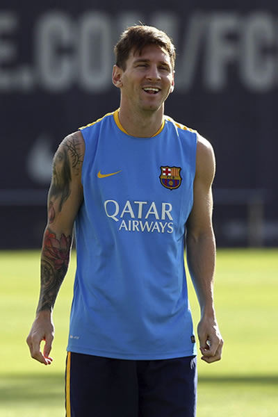 El argentino del FC Barcelona Lionel Messi. Foto: EFE