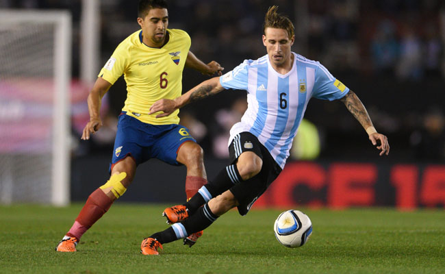 Argentina vs. Ecuador. Foto: EFE
