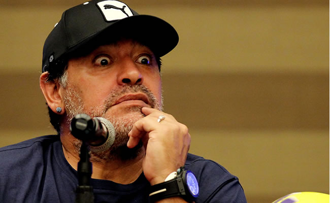 Diego Maradona será el presidente para Latinoamérica de 'Football For Unity'. Foto: EFE