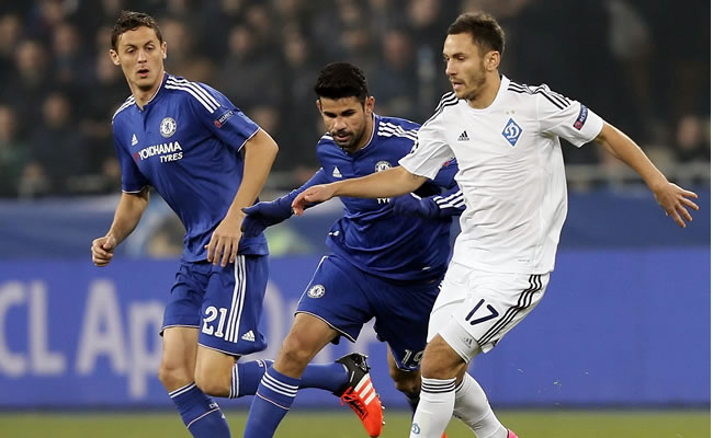 Chelsea empató sin goles ante el Dinamo de Kiev. Foto: EFE