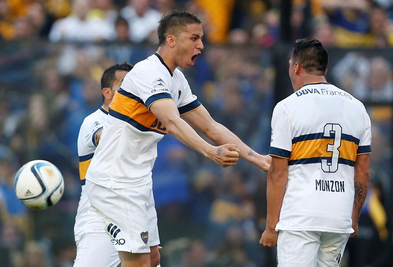 Boca Juniors se consagró campeón del torneo de Primera División Julio Humberto Grondona tras derrotar a Tigre en La Bombonera. Foto: EFE
