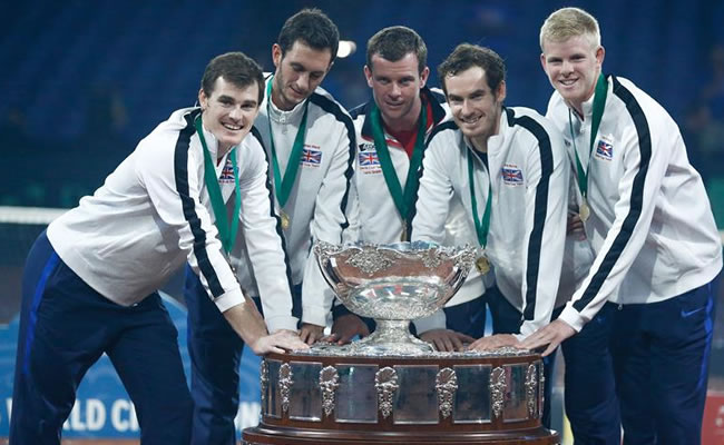 Gran Bretaña obtiene su décima Copa Davis. Foto: EFE