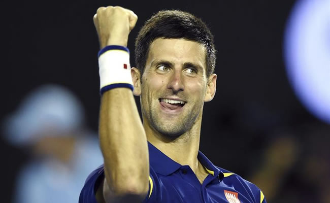 Novak Djokovic celebra su paso a la final. Foto: EFE