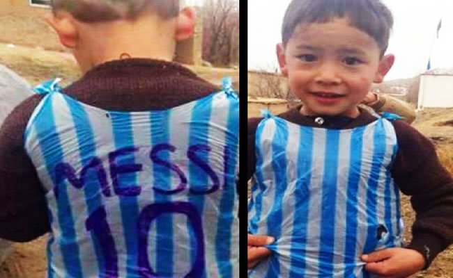 El niño afgana finalmente conocerá a su ídolo Lionel Messi. Foto: Youtube
