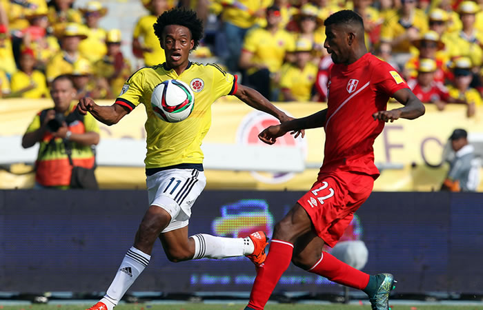 Colombia y Perú jugarán en busca de la semifinal de la Copa América. Foto: EFE