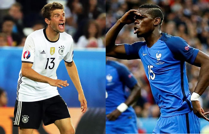 Alemania y Francia juegan por uncupo en la final. Foto: EFE