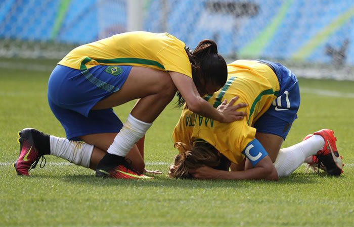 Brasil cayó eliminado con Suecia. Foto: EFE