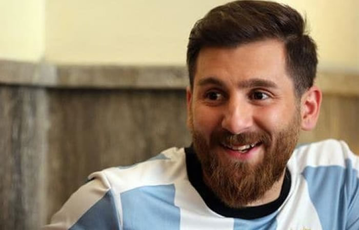 El doble de Messi es iraní. Foto: Twitter