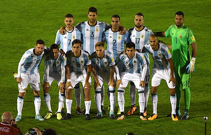 Selección Argentina. Foto: AFP