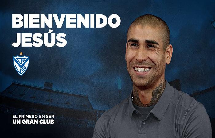 Jesús Méndez llegó oficialmente a Vélez. (AFP). Foto: AFP