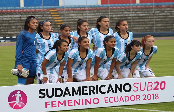 Selección Argentina Femenina Sub 20. Foto: Twitter